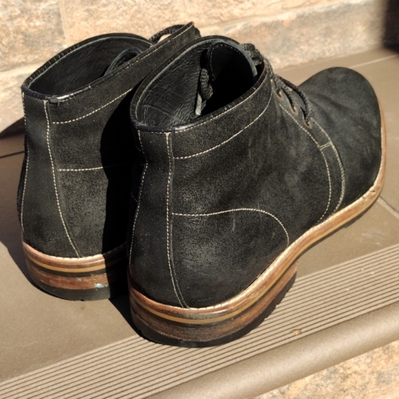 Gordon Rush black suede made in Italy boots - Picture 4 of 8